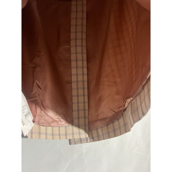 Sandro Paris Skirt Woman's  2 Plaid Meredith Mini Zipper Metallic Thread Preppy - Picture 3 of 10